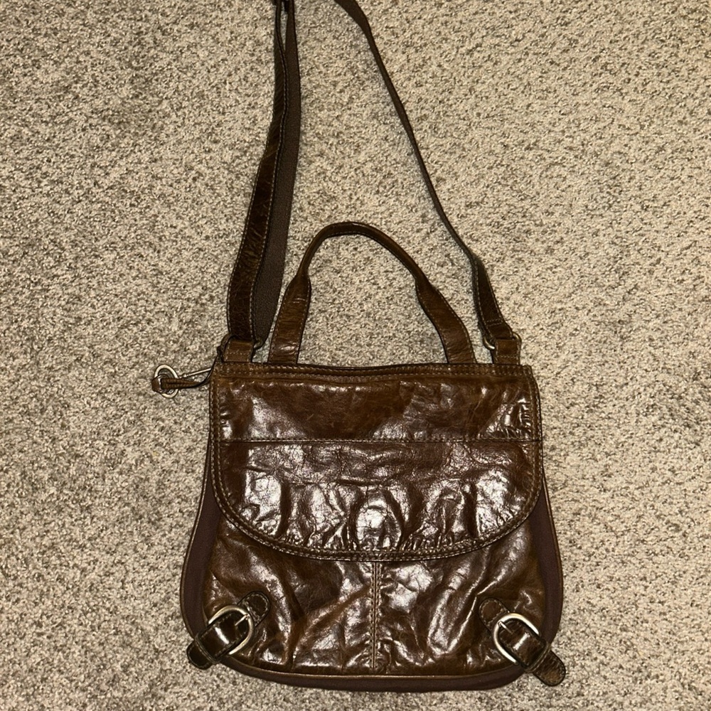 Fossil Tan Canvas Tote